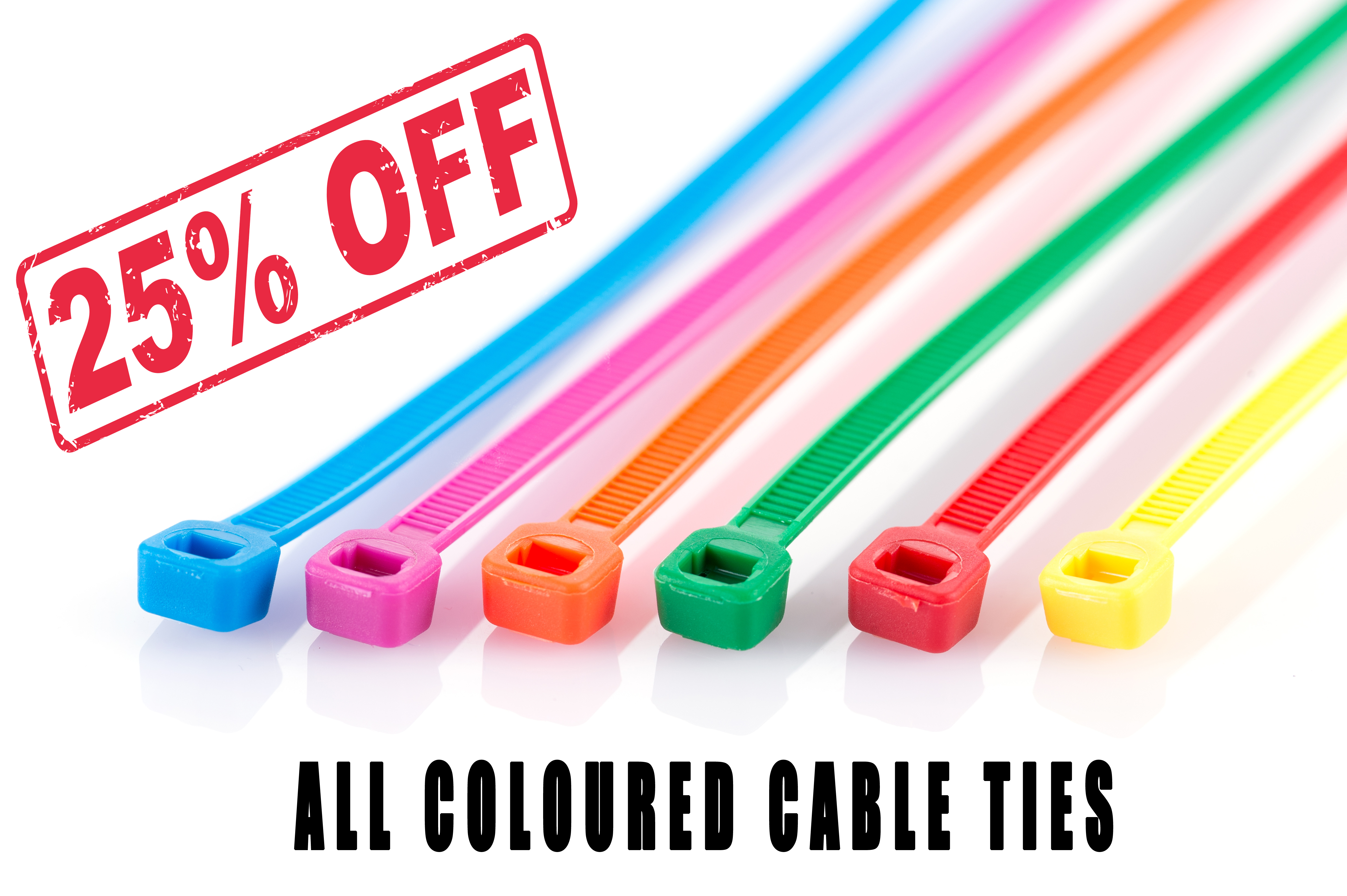 Colored cable 2025 ties